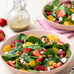 Strawberry Spinach Salad